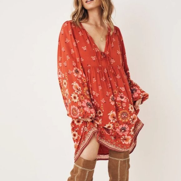 JONI TUNIC DRESS Campfire - Picture 5 of 7